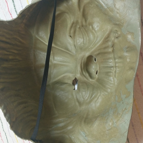 Vintage Lucasfilm Star Wars YODA Rubber Latex Halloween Mask Costume Made Mexico - Picture 8 of 11